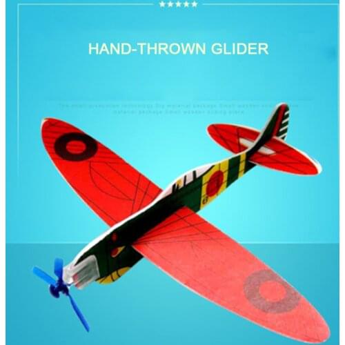 Diy Puzzle Small Production Toy Assembly Model Hand Throwing Gliding Small Plane Technology Small Production