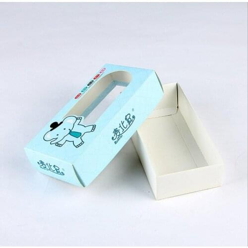 Custom printed paper carton Packaging Box with a pvc window,Slide Cardboard Packaging Box ---DH11972