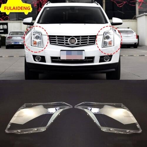 1pcs For Cadillac SRX 2010-2016 ABS Right or left Vehicle Headlight Transparent Lens Cover replace Factory style