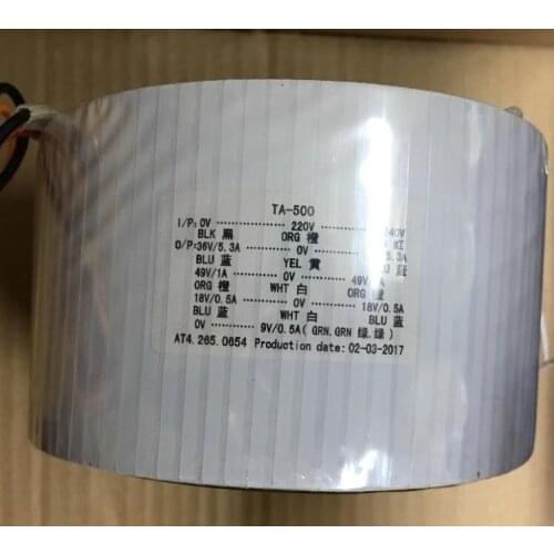 500VA ( 500W ) Toroid Transformer For Amplifier 36V*2+49V*2+18V*2+9V