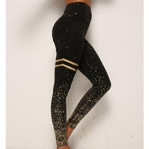 Beauty Printed High Wasit Push Up Hip Slim Yoga Pants for Women 2021 Fashion Fitness Gym Running Leggings Breathable Trousers
