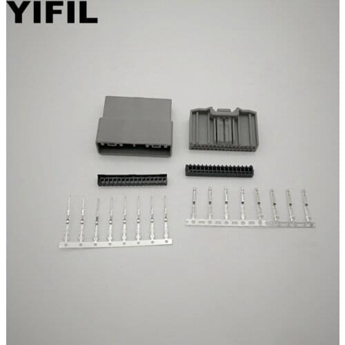 1/5/10sets/lot 32 Pin/Way Male And Female Automotive Wire Harnes Radio Connector With Terminal For Honda Civic DJ7325S-0.7-11-21