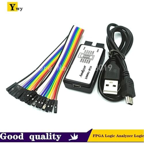 1Set USB Logic SCM 24MHz 8 Channel 24M/seconds Logic Analyzer Debugger for ARM FPGA Logic Analyzer Logic 24M 8CH