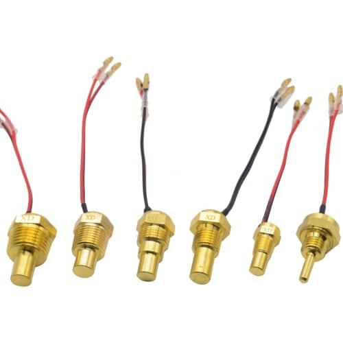 1PC 12V/24V Car Truck Digital Water Temperature Sensor 50K Head Plug 10MM 14MM 16MM 17MM 21MM