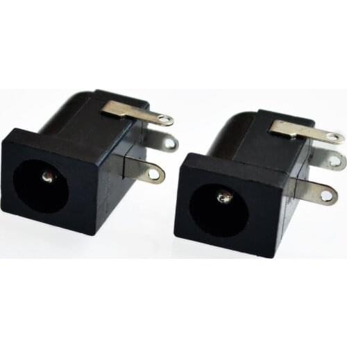 10PCS/LOT Female DC Power Jack supply socket 5.5X2.1mm DC-005 5.5-2.1MM