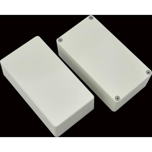 2PCS 125B/1590N1 Diecast Aluminium Enclosure White for DIY Guitar Effect Pedal Kit