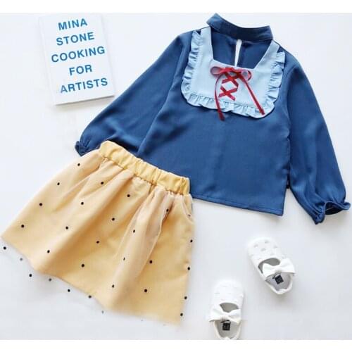 2020 Spring And Autumn New Children Clothing Girls Cute Princess Dress Suit Girl Baby Fashionable Two-Piece Suit Dress For Girls