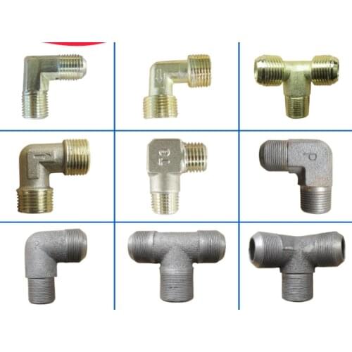 Boutique oil-free silent air compressor head accessories pump head small elbow connecting pipe cylinder head right angle adapter