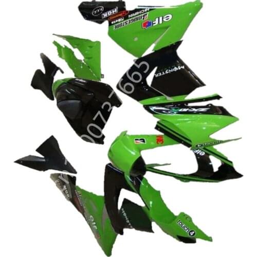 Black green Injection Fairing For KAWASAKI NINJA ZX10R 04-05 ZX 10R 04 05 ZX10 R 2004 2005 body motorbike fairing kits
