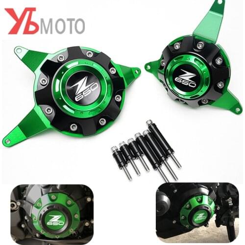 For KAWASAKI Z650 2017-2019 2020 2021 Motorcycle Aluminum Engine guard Protector Falling Protective Sliders Cover Crash Pad