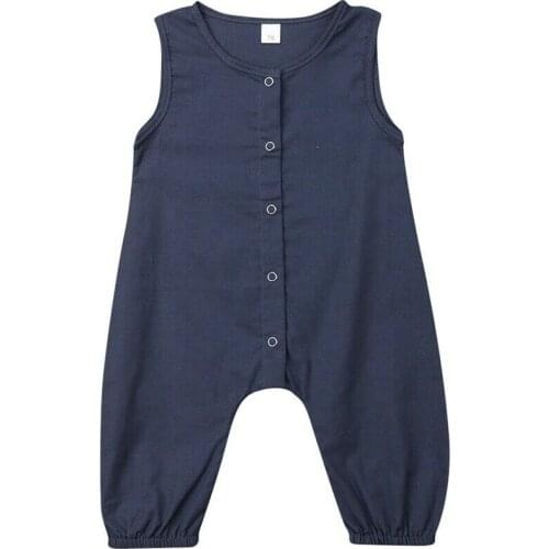 Casual Striped/Solid One-Pieces Romper Newborn Baby Boy Girl Cotton Romper Jumpsuit Clothes Outfits Sunsuit