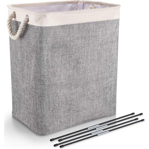 Laundry Basket with Handles Linen Hampers for Clothes Storage Well-holding Upgrade Basket 42*31*50cm