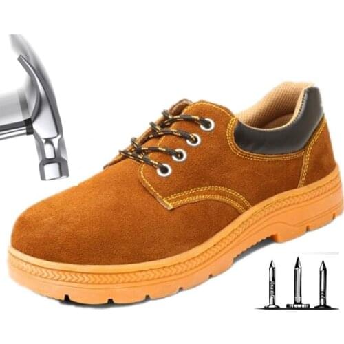 Indestructible Ryder Shoes Men Women Steel Toe Air Safety Boots Suede Puncture-Proof Work Sneakers Breathable Shoes Dropshipping