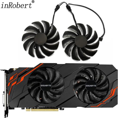 88MM for GIGABYTE GTX 1070 AORUS GTX 1070 RX 570 580 RX570 RX580 Fan PLD09210S12HH T129215SU Video Card Fan Cooler
