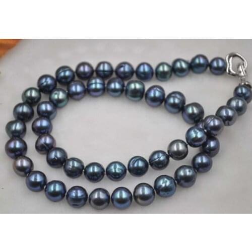 Genuine cultured Freshwater peacock pearl sets necklace & bracelet 20" 20cm