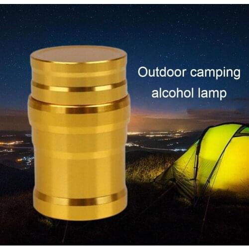 Portable Metal Mini Alcohol Lamp Lab Equipment Heating Survival Camping Stoves For Outdoor Alcohol Travel Without Liquid Hi G9H3