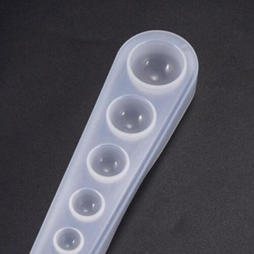 UV Resin DIY Crystal Epoxy Mold Multi-standard Hemisphere Collection Mold Round Ball Pendant Jewelry Silicone Molds