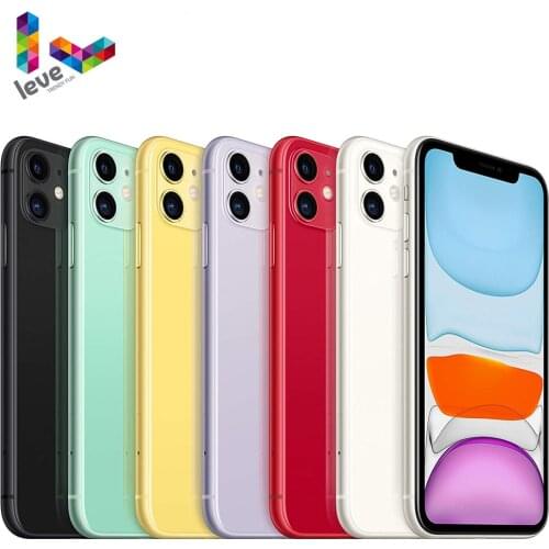 Apple iPhone 11 Original iOS Mobile Phone 6.1inch A13 Bionic 4GB RAM 64GB/128GB/256GB ROM Hexa Core 12MP NFC 4G LTE Cellphone