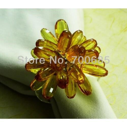 Beaded wedding napkin ring, napkin holder, decoration napkin ring holiday decoration napkin ring