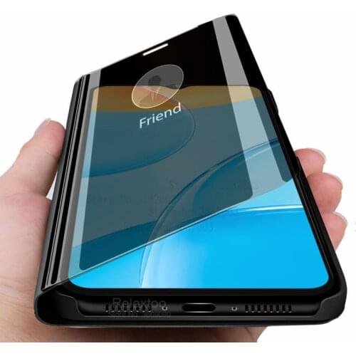 Smart mirror flip phone cover cases for Oppo A15 a15s APPO OPO A 15 s 15A OPPOA15 6.52" magnetic stand coque CPH2185, CPH2179