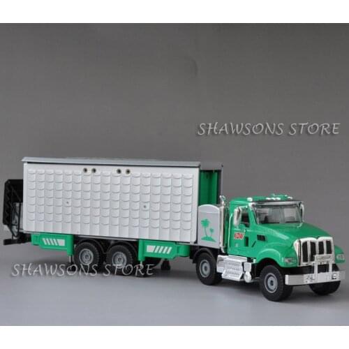 1:50 Diecast Truck Model Toys Transforming RV Motor Home Caravan Double Deck Van Recreational Vehicle