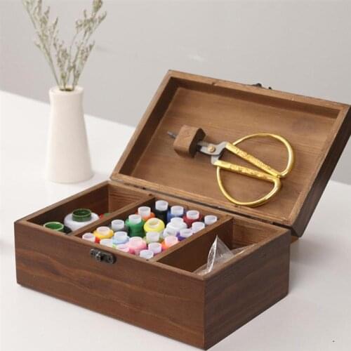 1pc Large Durable Sundries Storage Box Storage Box Sundries Box Sewing Box Needlework Box Storage Container