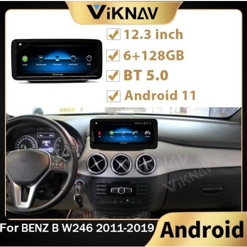 2 Din Android 11 car radio for benz B W246 2011-2019 car head unit DVD multimedia player stereo recorder GPS navigation