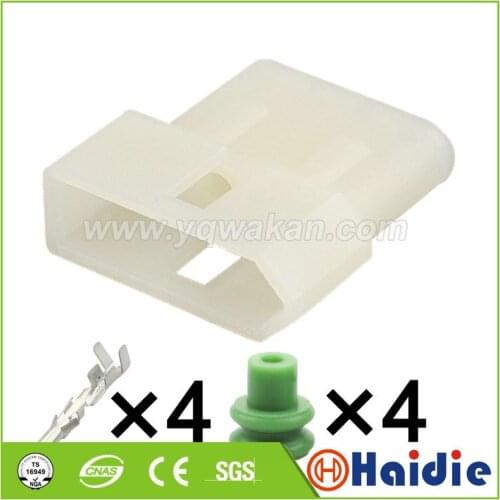 Free shipping 5sets 4pin Auto electric housing plug wiring harness connector