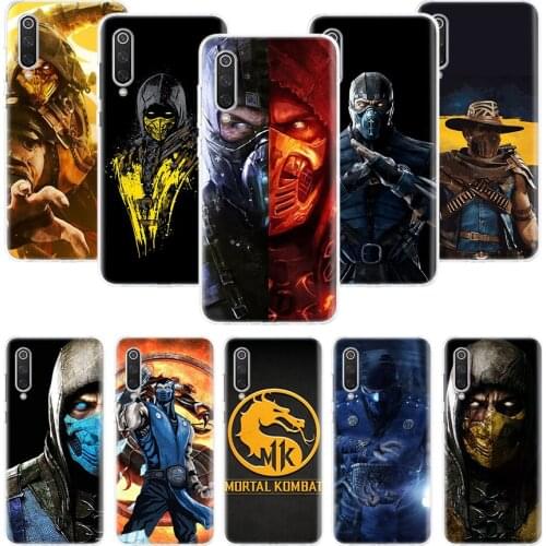 Mortal Kombat Phone Case For Xiaomi Mi Note 10 11 9 8 10T 9T CC9 A1 A2 A3 5X 6X Pocophone F1 X3 F2 Pro Lite Coque Cover