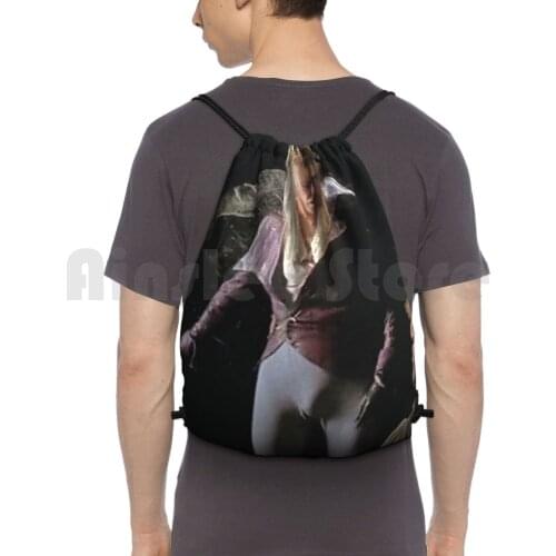 David Bowies Bulge Backpack Drawstring Bags Gym Bag Waterproof Labyrinth David Bowie Jareth Classic Movie Cinema Film