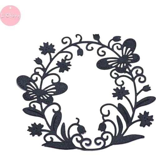 Butterfly Garland Dies Scrapbooking Knives Album Card Making Crafts Embossing Stencil Cutting Dies Flower Butterfly Knife
