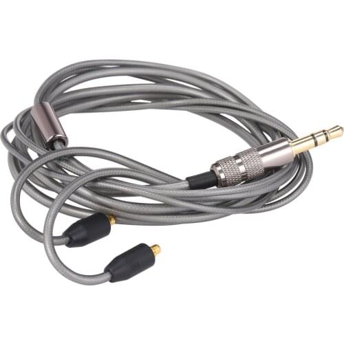 MMCX Replacement Headphone Cable Connector 3.5mm Wired Earphones Detachable Cord for Shure SE215/SE315/SE425/SE535/SE846
