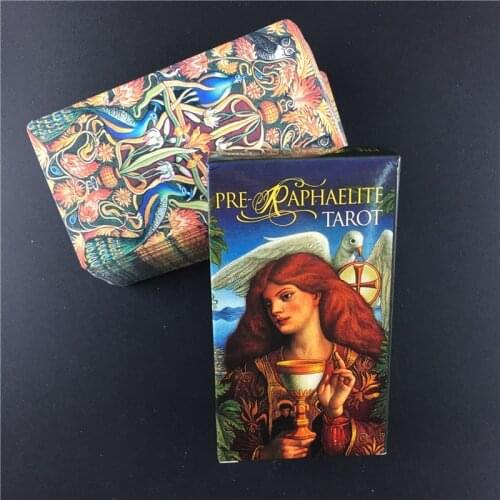 Pre Raphaelite Tarot Cards Deck Board Games English For Family Parent-child Game Play With Kids Fun Game Entertainment