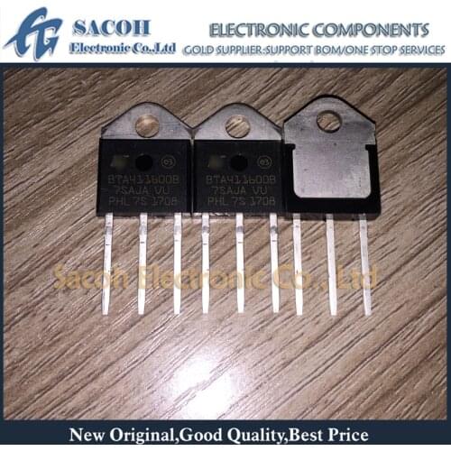 New Original 10PCS/Lot BTA41-1600B BTA41-1600BRG BTA41-1600 or BTA41-1200B or BTA41-1000B BTA41 TOP3I 41A 1600V Power Traics