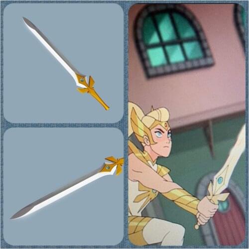 She-Ra and The Princesses of Power She-Ra/Princess Adora Cosplay Prop PVC Sword Weapons Halloween Christmas Fancy Party Props