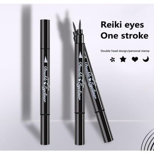 Eyeliner Stamp Liquid Eyeliner Pencil Star Moon Flower Heart Shape Stamps Seal Pen Waterproof Sweatproof Quick Dry Eyeliner TSLM