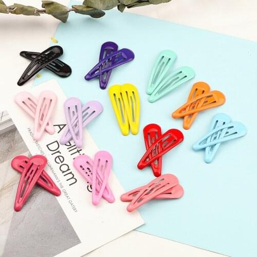 5/10Pcs Women Girl Cute Hair Clip Colorful Waterdrop Shape Hairpin for Kid Sweet Barrette Headwear Fashion Hair Accessories Gift