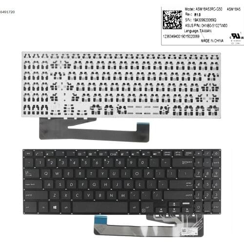 US QWERTY New Replacement Keyboard for ASUS X560 X560UD YX560 YX560U YX560UD Laptop Black NO Frame