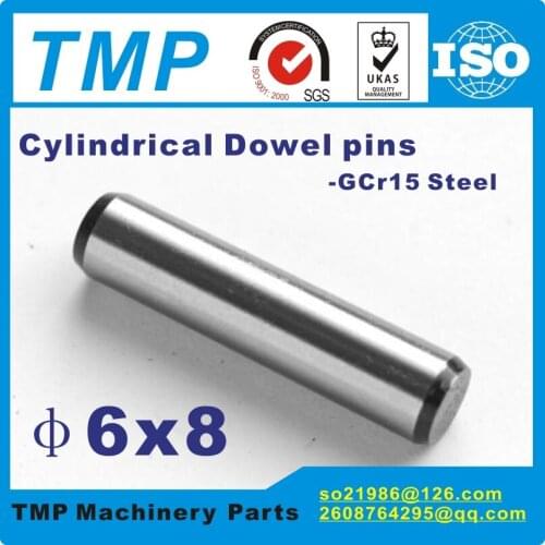 10 pieces/Lot 6x8mm Locating Pins/Dowel pins/6mm Cylindrical position pins-TLANMP Material:Steel GCr15