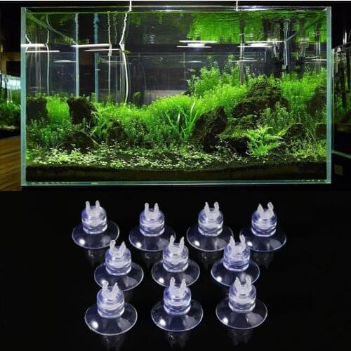 10Pcs Aquarium Suction Cup Sucker for Fish Tank Pump Clip Holder Airline Tube
