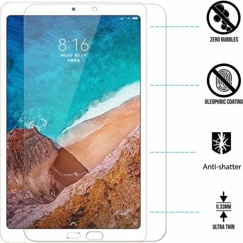 2.5D 9H Tempered Glass for Xiaomi Mi Pad Mipad 4 8.0 Inch Mipad 4 Plus 10.1 Tablet Screen Protector Protective Film Glass