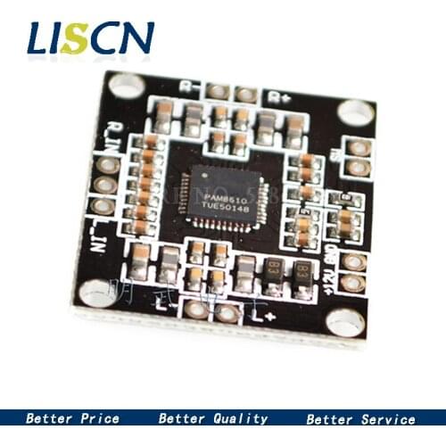20pcs/lot PAM8610 digital power amplifier board 2 x15w dual channel stereo mini class D power amplifier board
