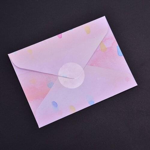 300pcs/pack Round PVC Clear Blank Stickers Waterproof for package labels sticker