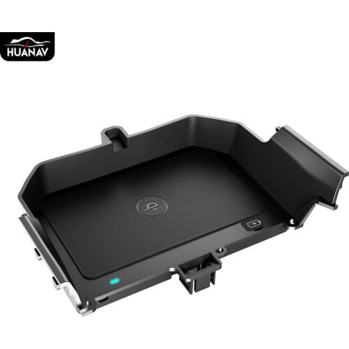 QI car Wireless Charger For BMW 5-series 2018 Intelligent Infrared Fast special Wireless Charging Car Phone Holderfor iphone
