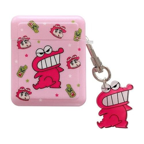 Cartoon crocodile Earphone case for AirPods1/2 pro protective cover cute Apple airpods Bluetooth headset soft shell for women