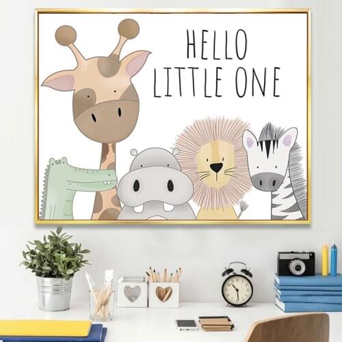 EECAMAIL 5D DIY Diamond Painting Full Diamond Embroidered Childrens Room Cartoon Animal Home Decoration Painting No Frame