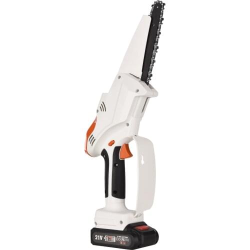 Cordless Chainsaw 6 Inch, 0.9 kg Slim Body, 600W Output Power, and Can Be Cut Up to 4 Inches in Diameter or 5 Inches
