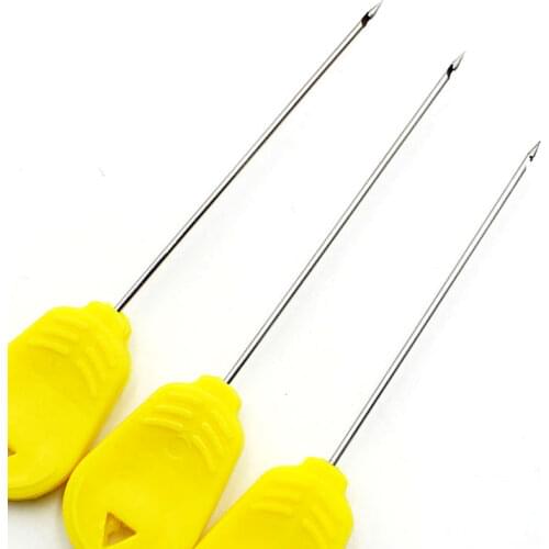 3PCS Carp Fishing Knot Tools Kit Stainless Drill Carp Bait Needles Fishing Tackle Pop Up Boilies Carp Rigs Puller Splicing Tool