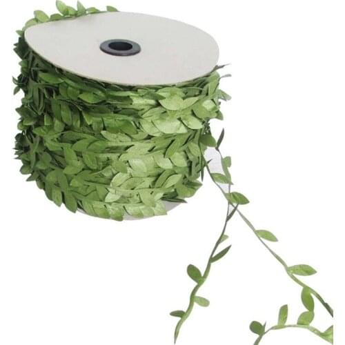 5M Artificial Vines Leaf Garland DIY Greek Wild Jungle Decorative Botanical Greenery for Baby Shower Home Wedding Party Wreaths