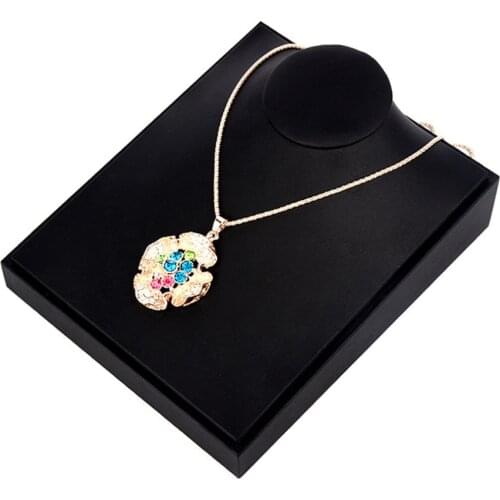 2016 Free Shipping Hot Sale Black 22*18*9cm Necklace Jewelry Pendant Display Stand Holder Show Decorate Retail